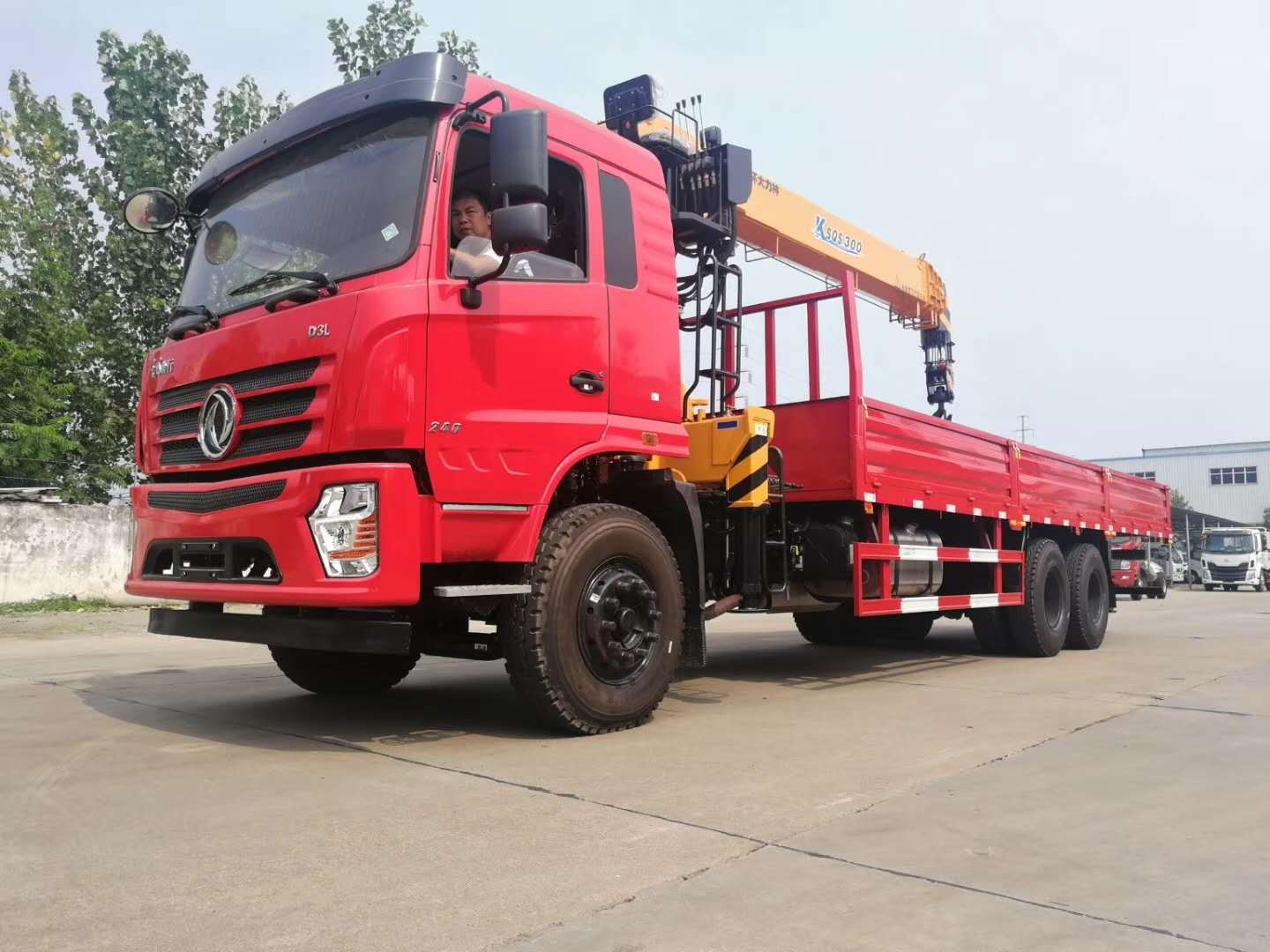 程力吊機12噸東風后八輪D3L隨車吊