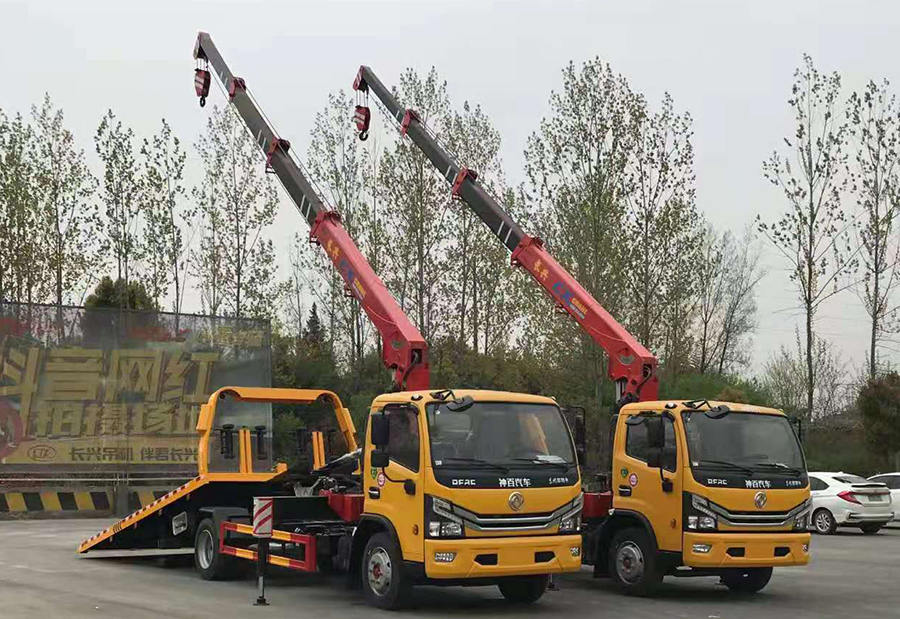 廠家解析：東風多利卡清障隨車吊