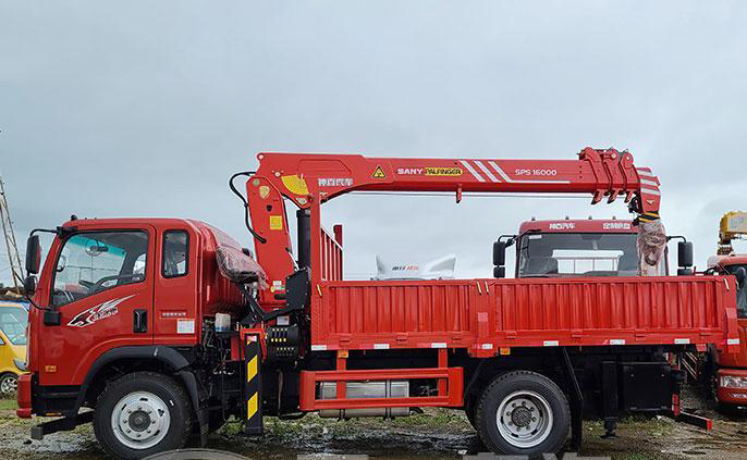 三一6.3噸SPS16000隨車吊起重參數(shù)