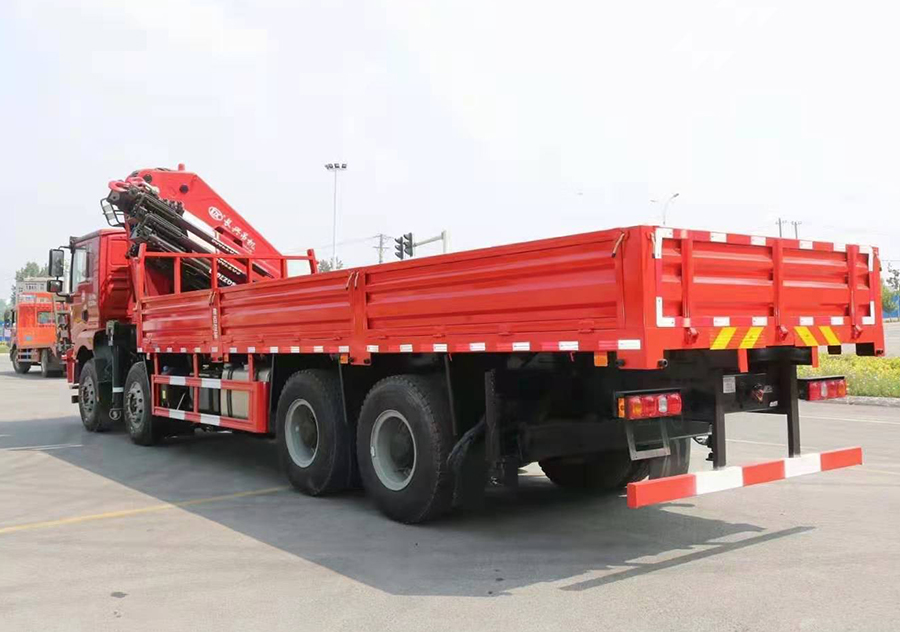 陜汽德龍35噸折臂隨車吊