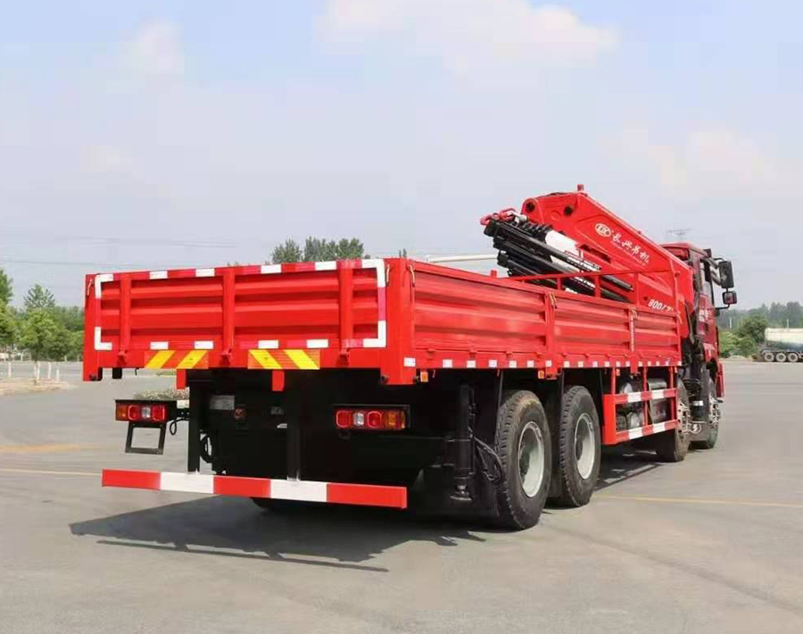 陜汽德龍35噸折臂隨車吊