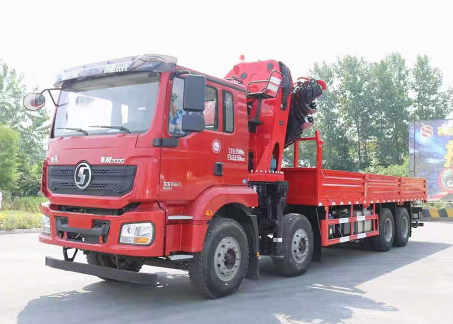 陜汽德龍35噸折臂隨車吊