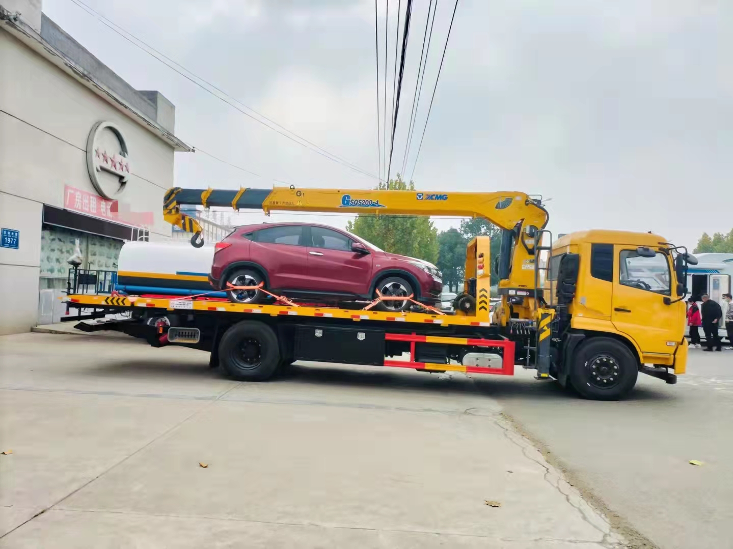 東風天錦清障隨車吊 徐工8噸吊機